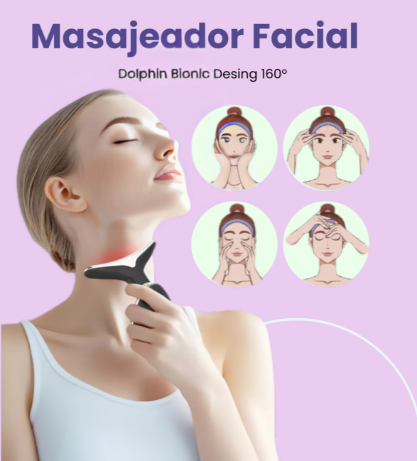 Masajeador Facial Rostro y Cuello + Regalo 🎁